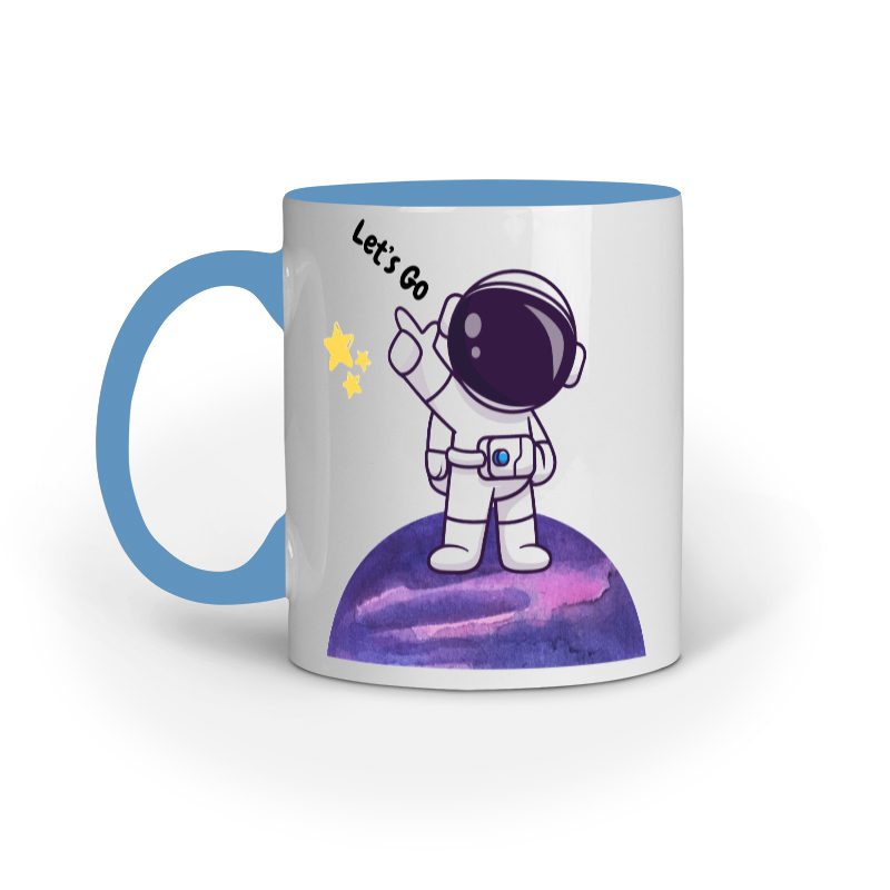 Cute Planet Astronaut – Ceramic Mug - Fashion Greet