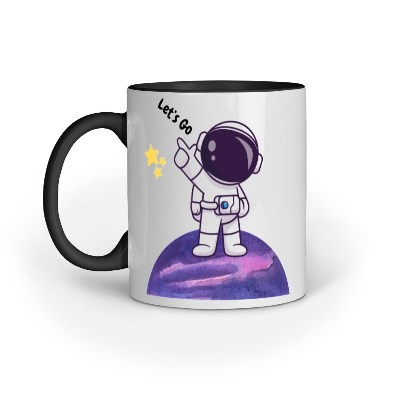 Cute Planet Astronaut – Ceramic Mug - Fashion Greet