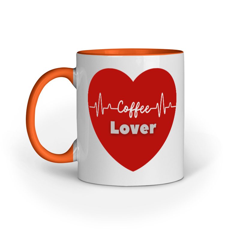 Coffee Lover Heartbeat – Ceramic Mug - Fashion Greet