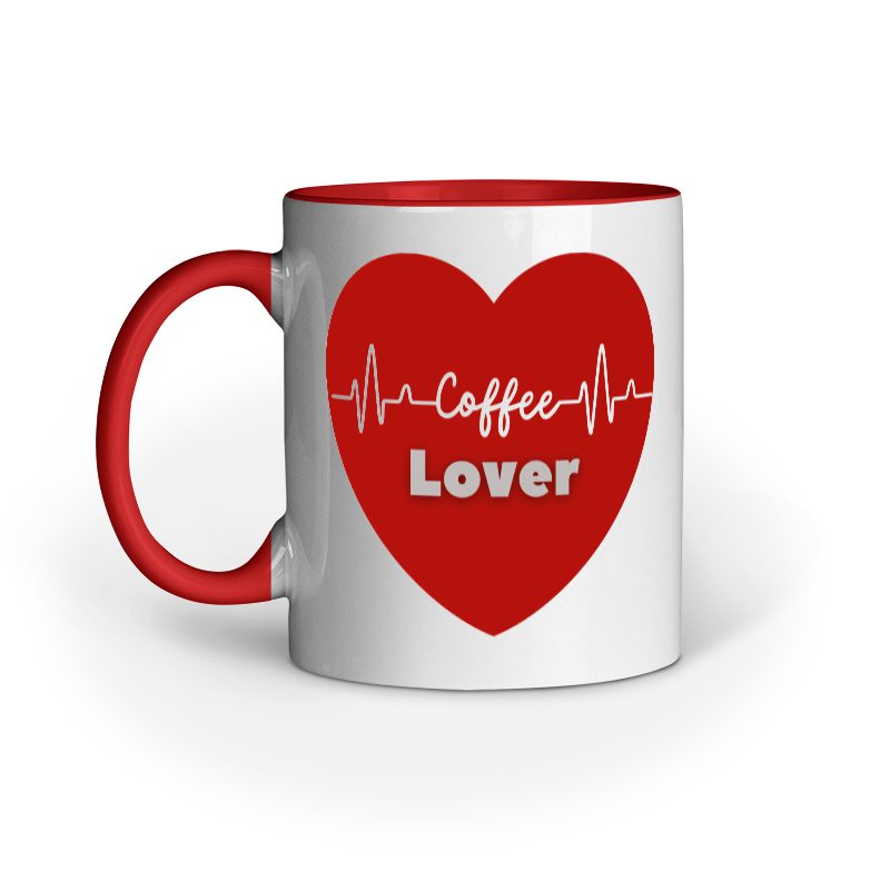 Coffee Lover Heartbeat – Ceramic Mug - Fashion Greet