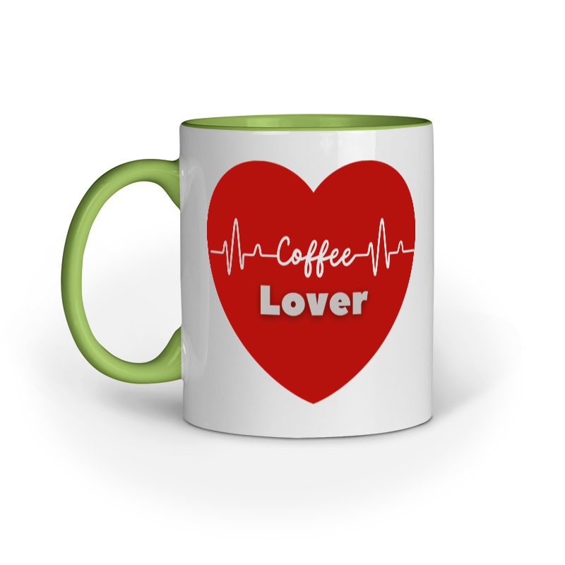 Coffee Lover Heartbeat – Ceramic Mug - Fashion Greet