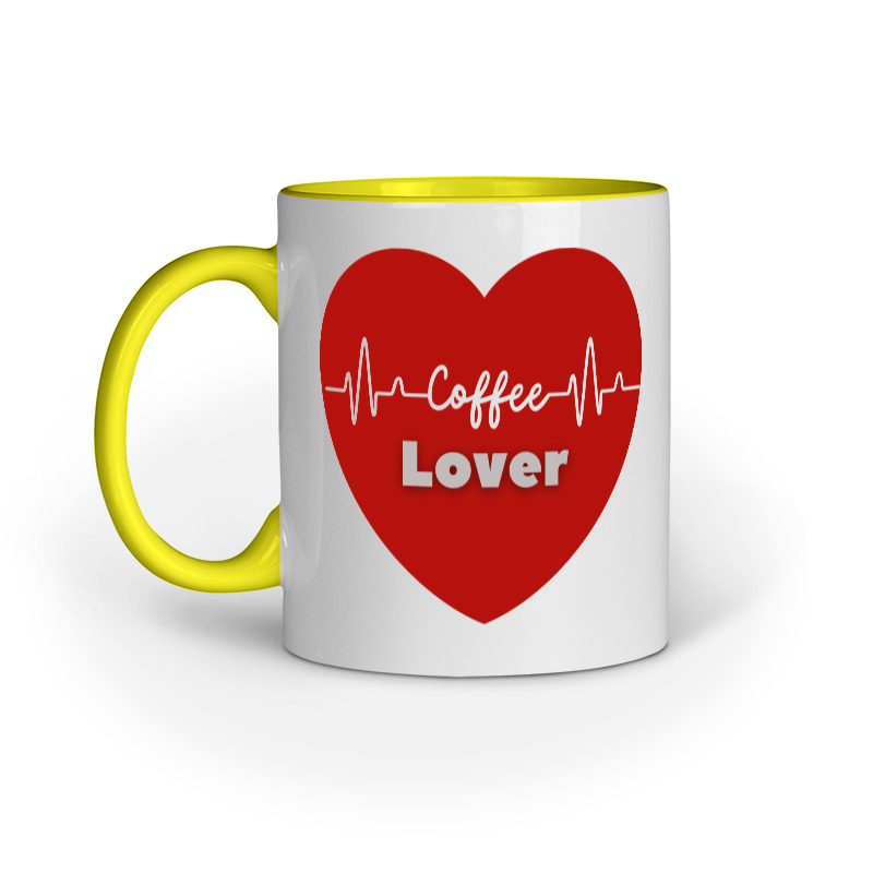 Coffee Lover Heartbeat – Ceramic Mug - Fashion Greet