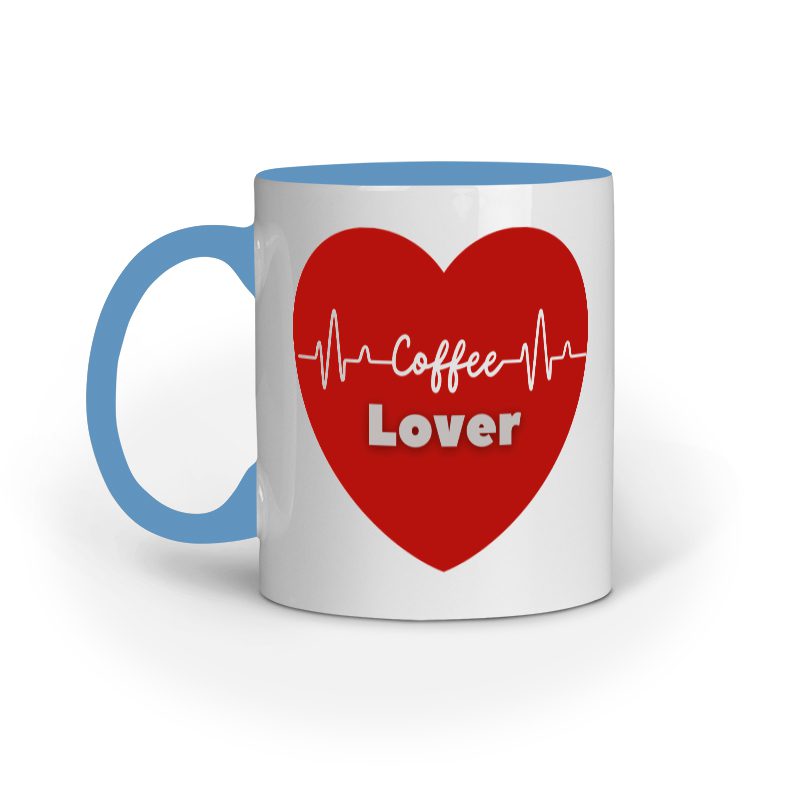 Coffee Lover Heartbeat – Ceramic Mug - Fashion Greet
