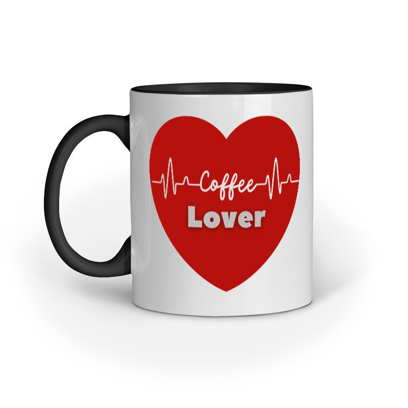 Coffee Lover Heartbeat – Ceramic Mug - Fashion Greet