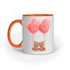 Cute Cubs with Balloons – printed Ceramic Mugs - Fashion Greet