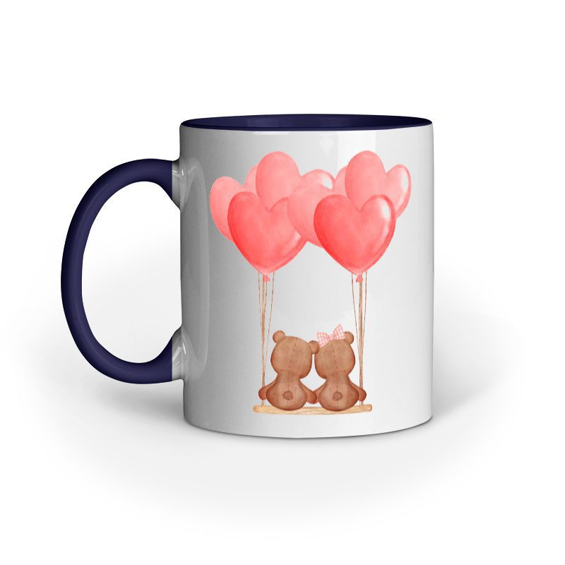 Cute Cubs with Balloons – printed Ceramic Mugs - Fashion Greet