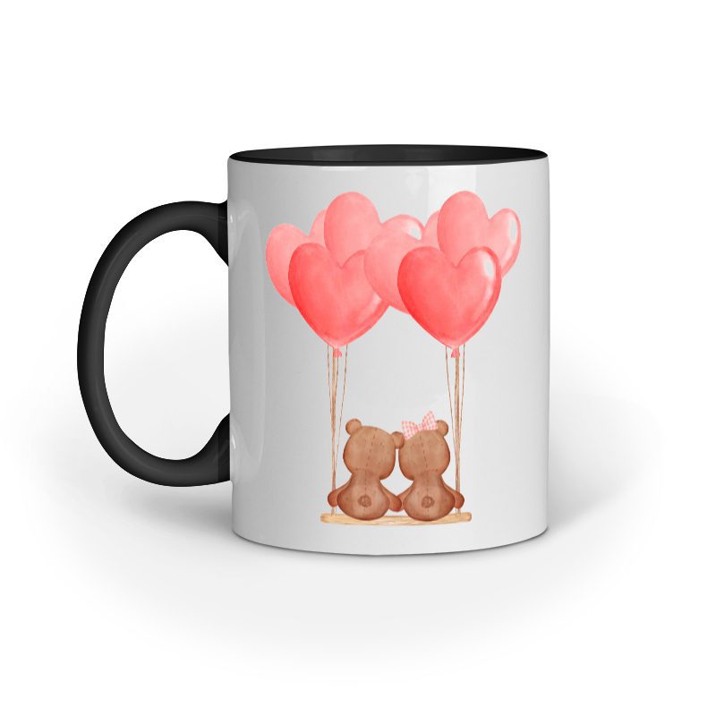Cute Cubs with Balloons – printed Ceramic Mugs - Fashion Greet