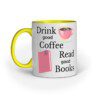 Good Coffee and Good Books – Ceramic Mug - Fashion Greet