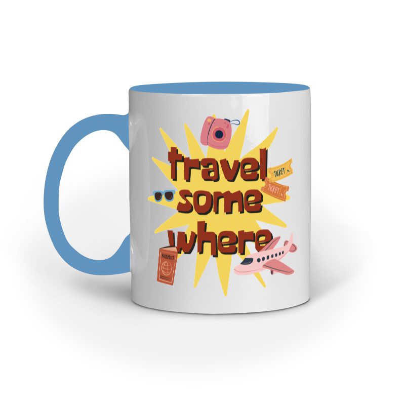 Travel some where – ceramic mug - Fashion Greet