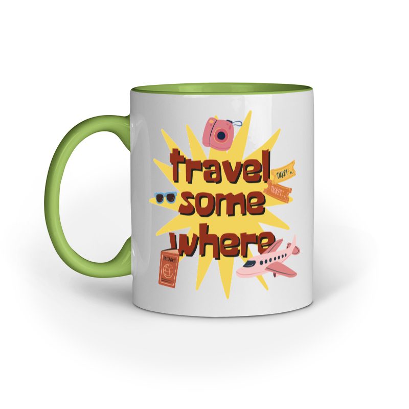 Travel some where – ceramic mug - Fashion Greet