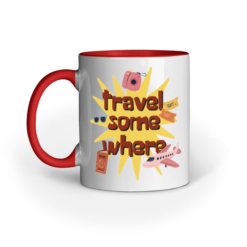 Travel some where – ceramic mug - Fashion Greet