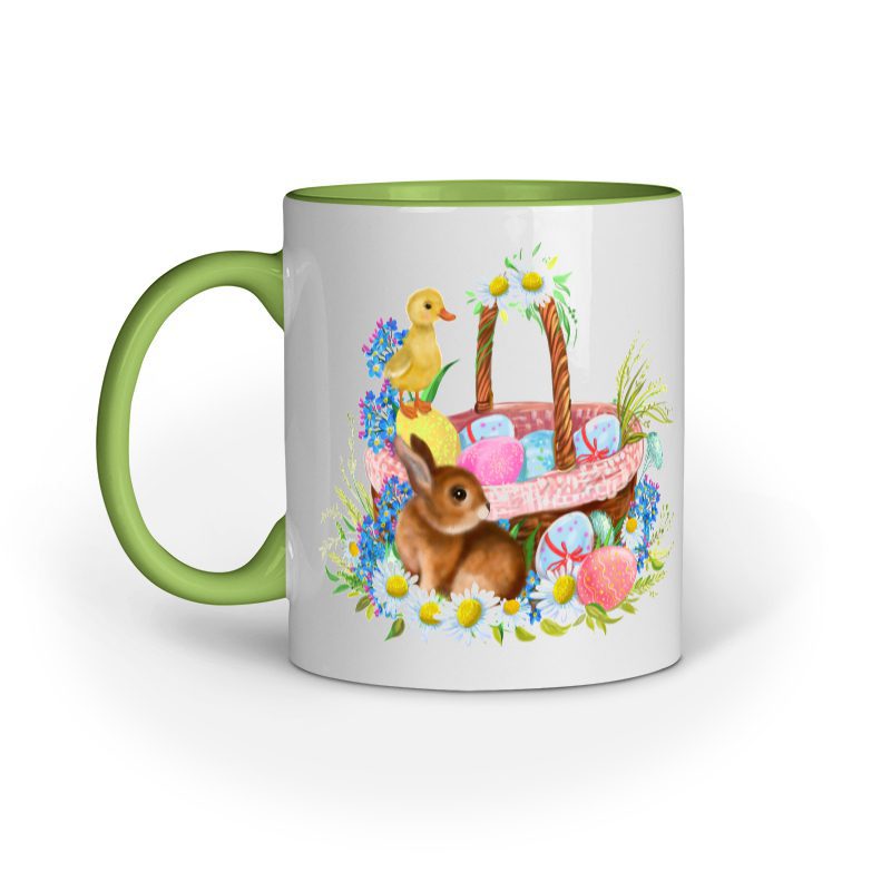 Cute Rabbits Spring – Ceramic Mug - Fashion Greet