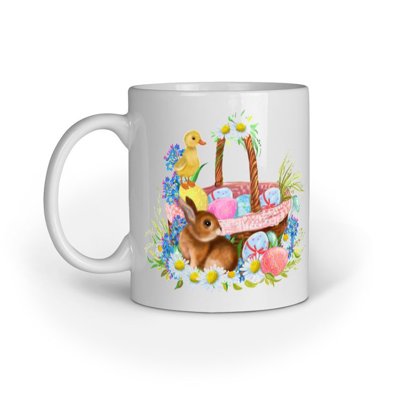 Cute Rabbits Spring – Ceramic Mug - Fashion Greet
