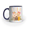 Rabbits Happy Easter Mug – Ceramic Mug - Fashion Greet