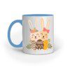 Rabbits Happy Easter Mug – Ceramic Mug - Fashion Greet
