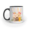 Rabbits Happy Easter Mug – Ceramic Mug - Fashion Greet