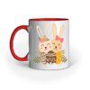 Rabbits Happy Easter Mug – Ceramic Mug - Fashion Greet