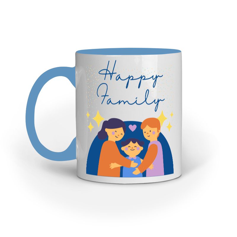 Modern Happy Family – Ceramic Mug - Fashion Greet