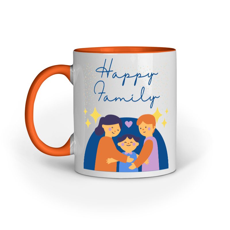 Modern Happy Family – Ceramic Mug - Fashion Greet