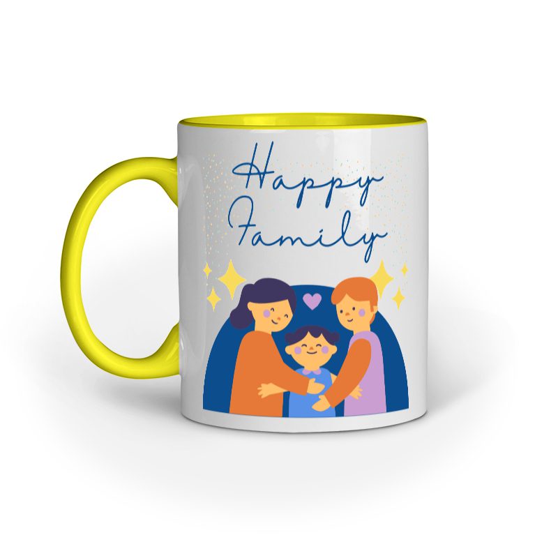 Modern Happy Family – Ceramic Mug - Fashion Greet