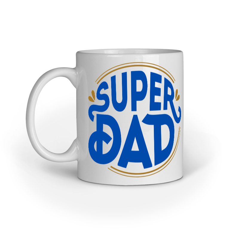 Super Dad Ceramic Mug - Fashion Greet