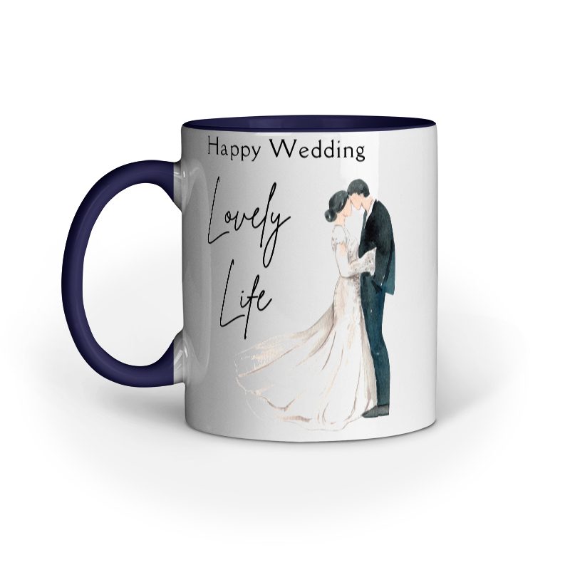 Happy Wedding Lovely Life – Ceramic Mug - Fashion Greet Happy Wedding Lovely Life – Ceramic Mug - Fashion Greet