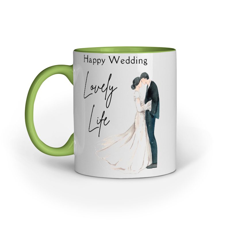 Happy Wedding Lovely Life – Ceramic Mug - Fashion Greet Happy Wedding Lovely Life – Ceramic Mug - Fashion Greet