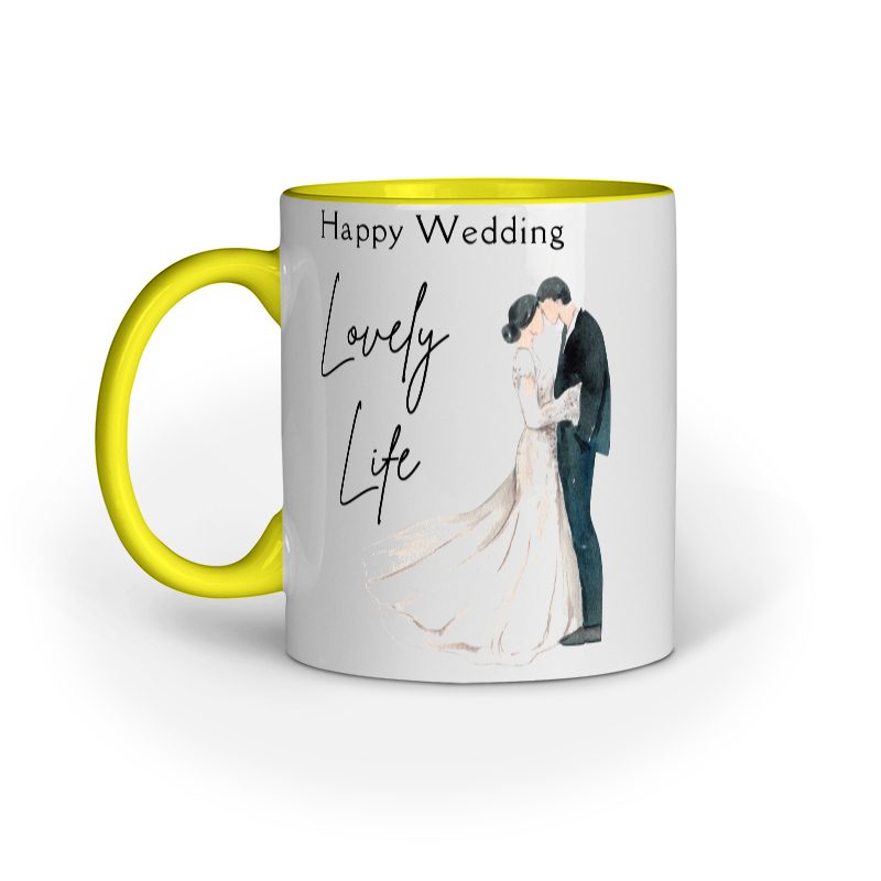 Happy Wedding Lovely Life – Ceramic Mug - Fashion Greet Happy Wedding Lovely Life – Ceramic Mug - Fashion Greet