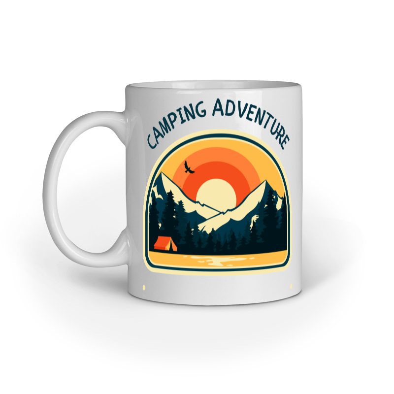 Camping Adventure – Ceramic Mug - Fashion Greet