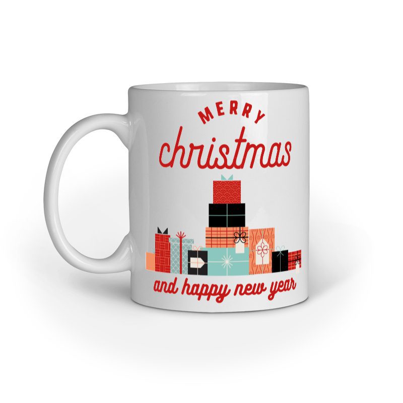 Happy Christmas and New Year – Ceramic Mug - Fashion Greet