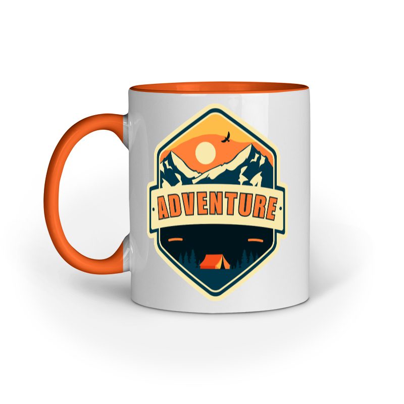Adventure themed Ceramic Mug - Fashion Greet