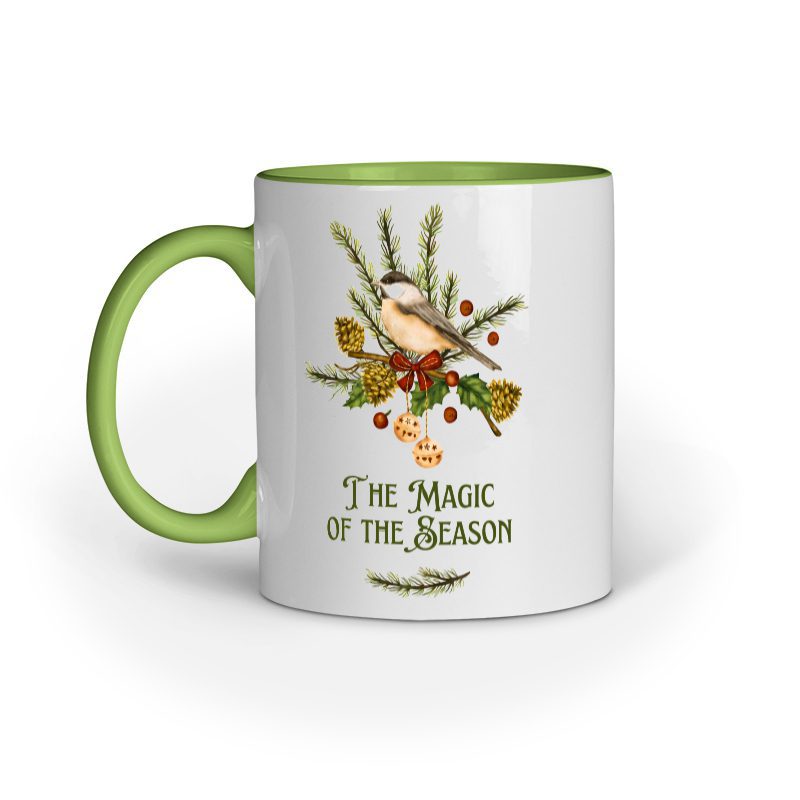 The Magic of the season Christmas Quote – Ceramic Mug - Fashion Greet