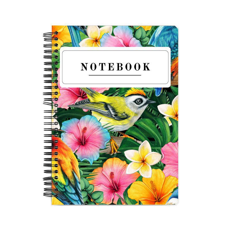 Classic Simple Floral Background Notebook - Fashion Greet