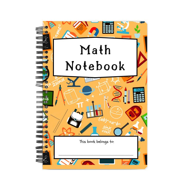 Digital Math Notebook Cover - Fashion Greet