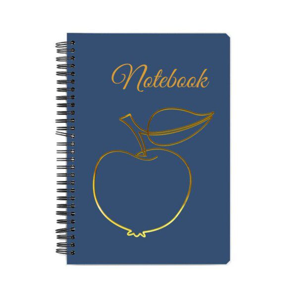 Apple design printed notebook