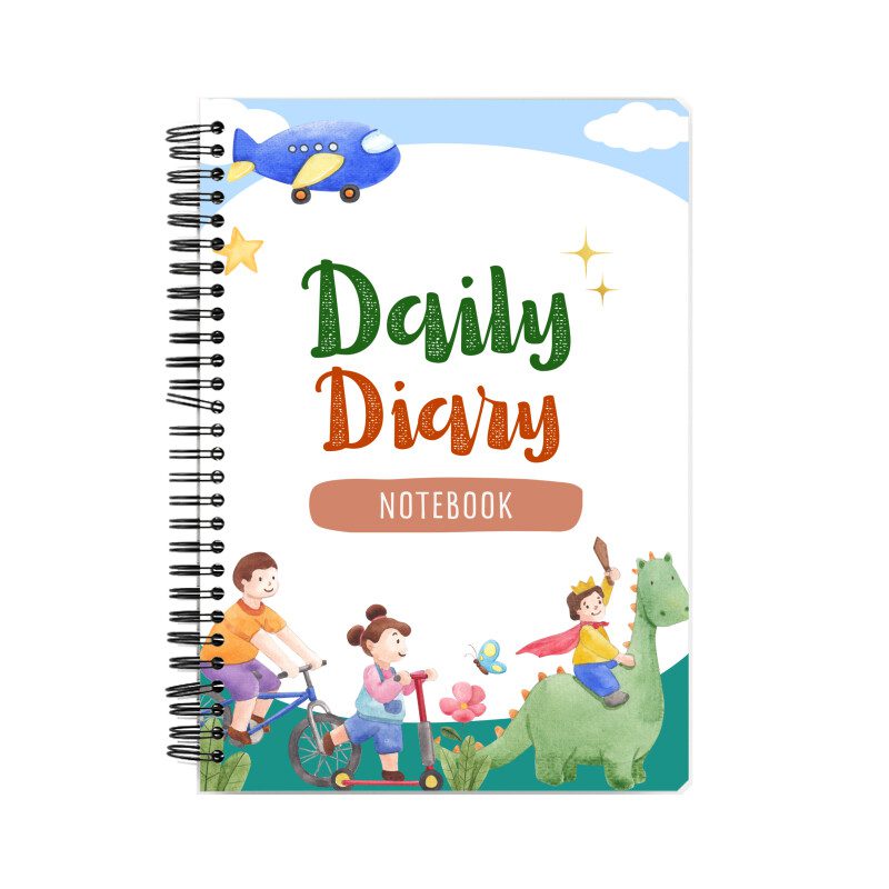 Notebook with Daily Diary Cover - Fashion Greet