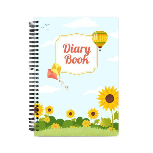 Notebook with Colorful Playful Diary Book Cover