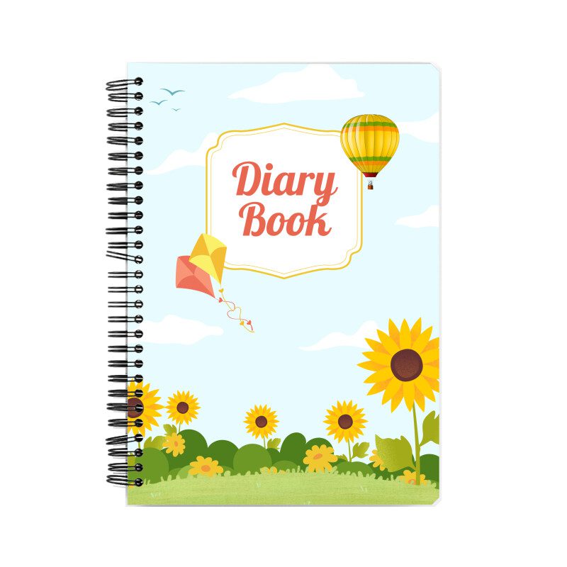 Notebook with Colorful Playful Diary Book Cover - Fashion Greet