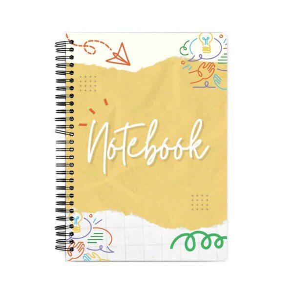 Notebook with Playful Aesthetic Cover