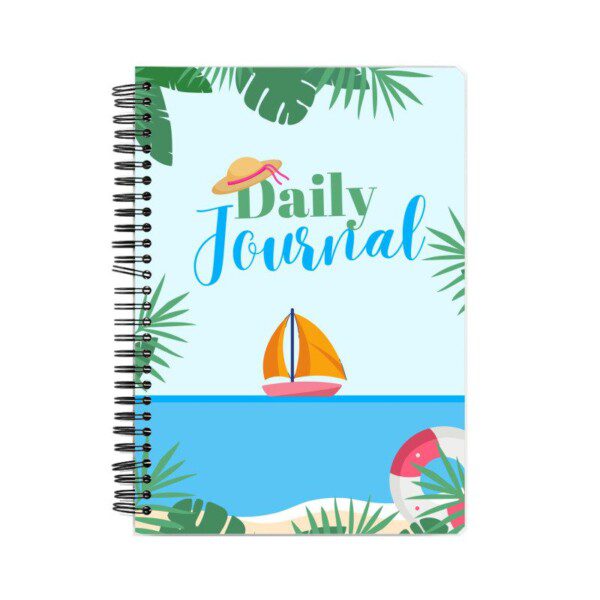 Notebook with Pictorial Daily Journal Cover