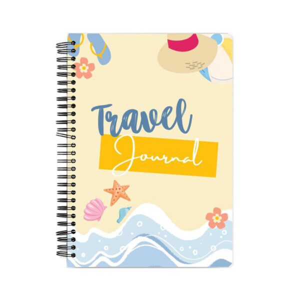 Notebook with Beach theme Travel Journal cover