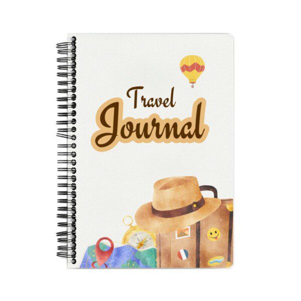 Notebook with Travel Journal theme cover