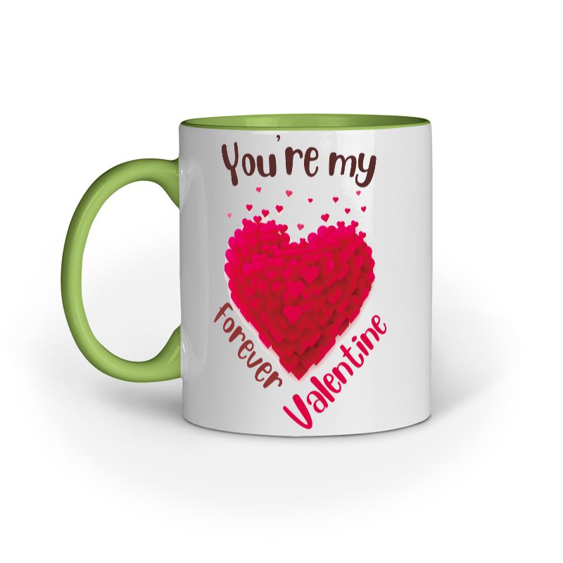 Colorful Valentine Heart Mug - Fashion Greet