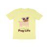 Kids T-Shirt Living the Pug Life - Fashion Greet