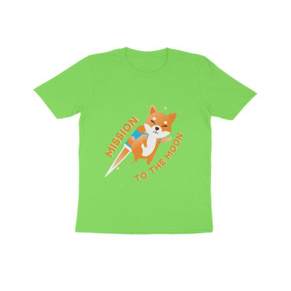 Kids T-Shirt Dog with Mission to the Moon