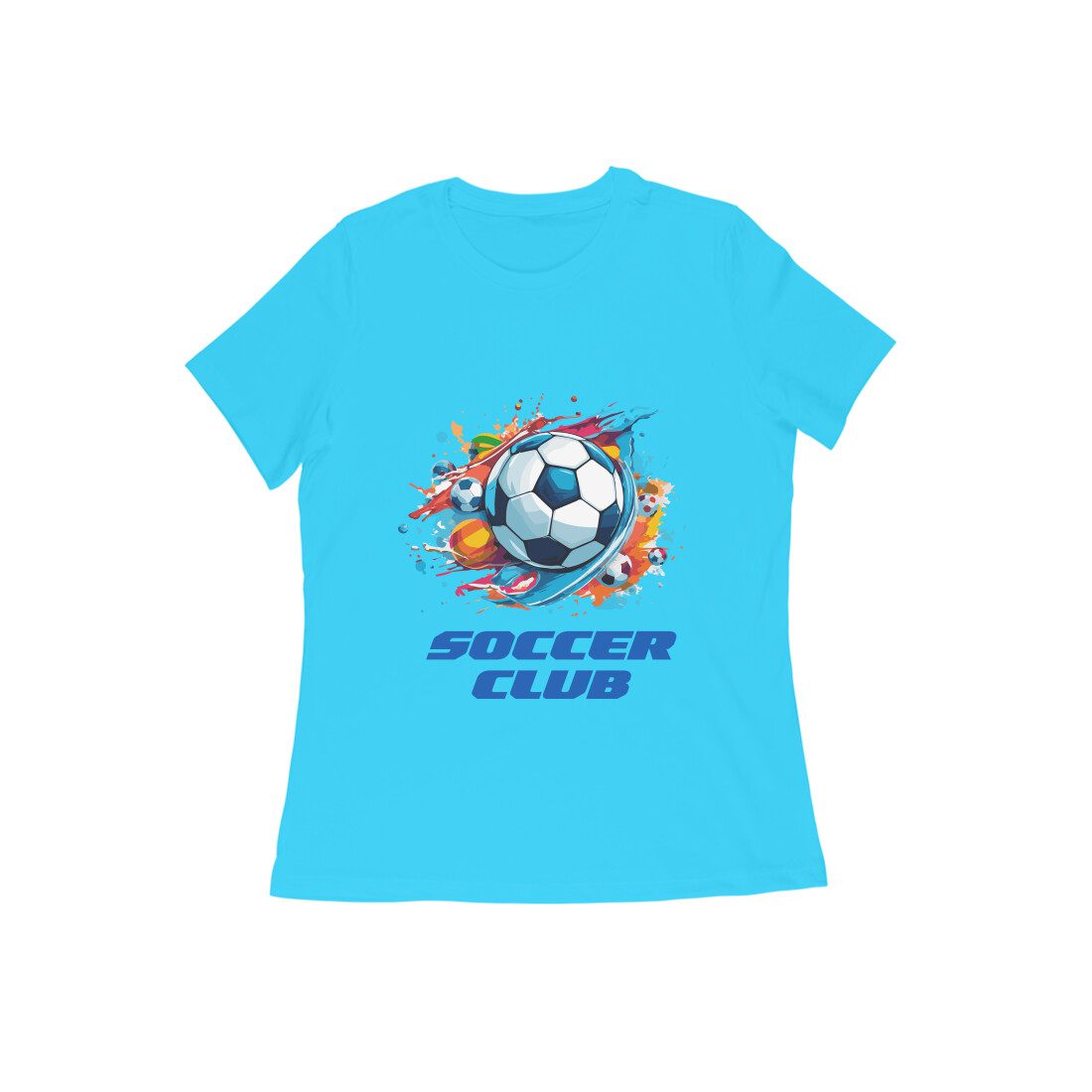 Women’s Soccer Club T-Shirt - Fashion Greet