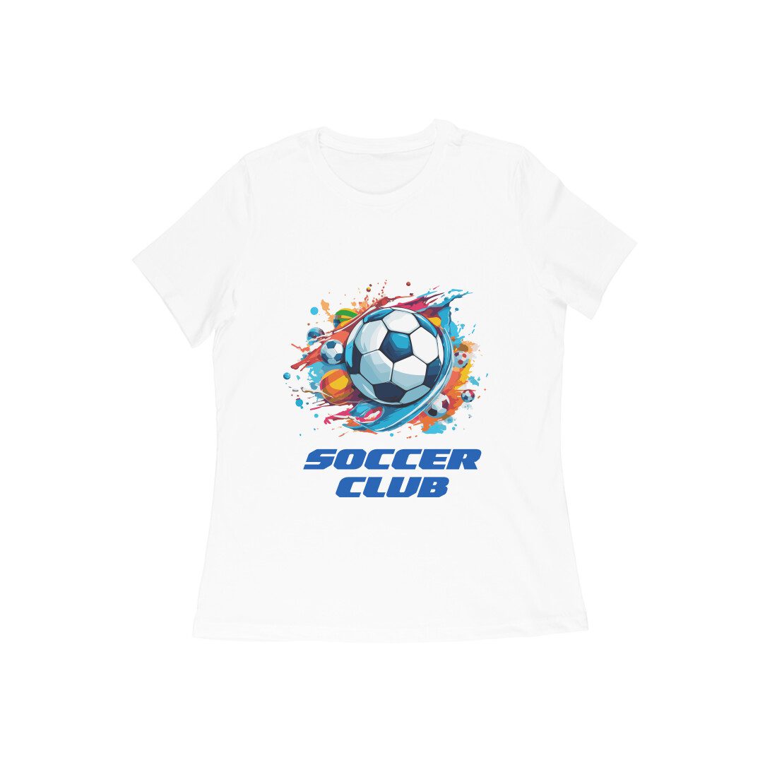 Women’s Soccer Club T-Shirt - Fashion Greet