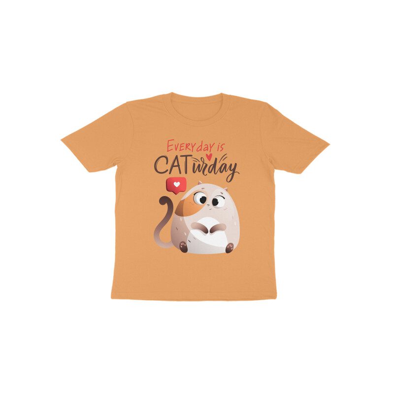 Toddler’s Everyday is CATurday T-Shirt - Fashion Greet Toddler’s Everyday is CATurday T-Shirt - Fashion Greet