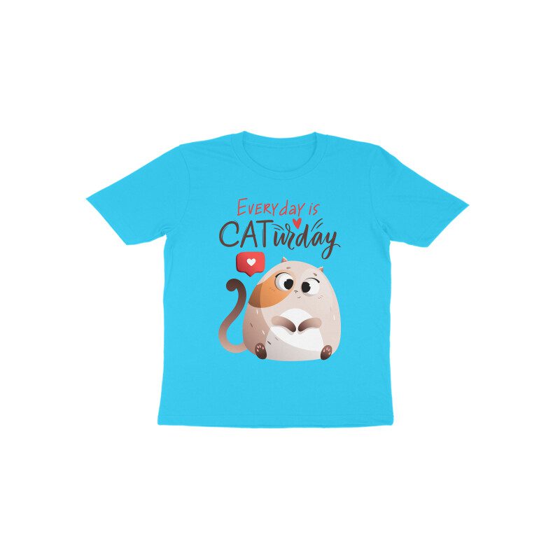 Toddler’s Everyday is CATurday T-Shirt - Fashion Greet Toddler’s Everyday is CATurday T-Shirt - Fashion Greet