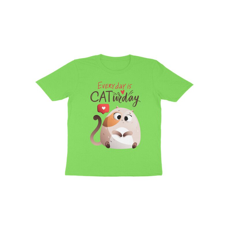 Toddler’s Everyday is CATurday T-Shirt - Fashion Greet Toddler’s Everyday is CATurday T-Shirt - Fashion Greet
